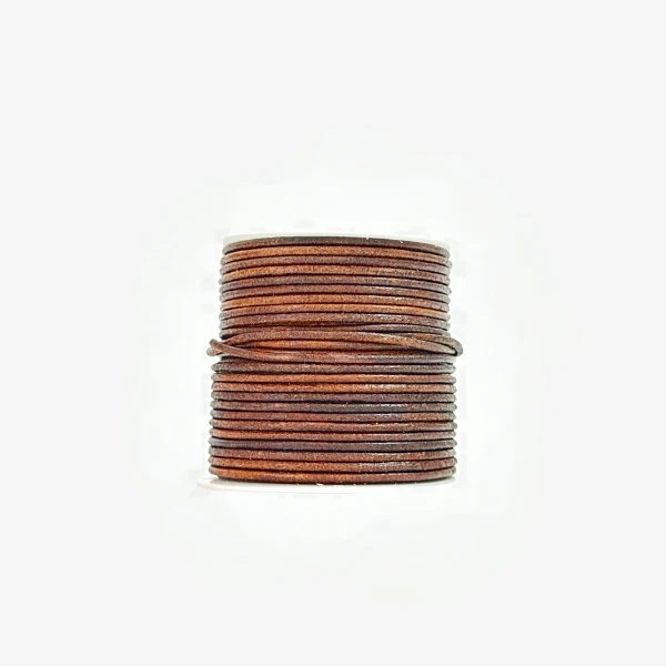 HobbyArts Lædersnor, 10 m, Mørk Natur 1.50 mm