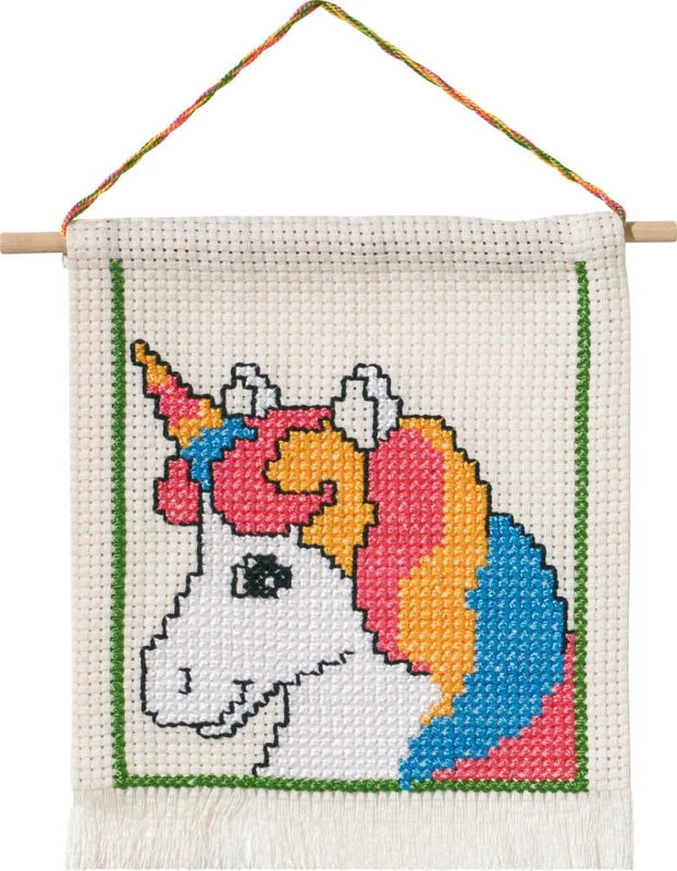 Broderikit MFK Enhjørning M 5119/18 16 x 18 cm