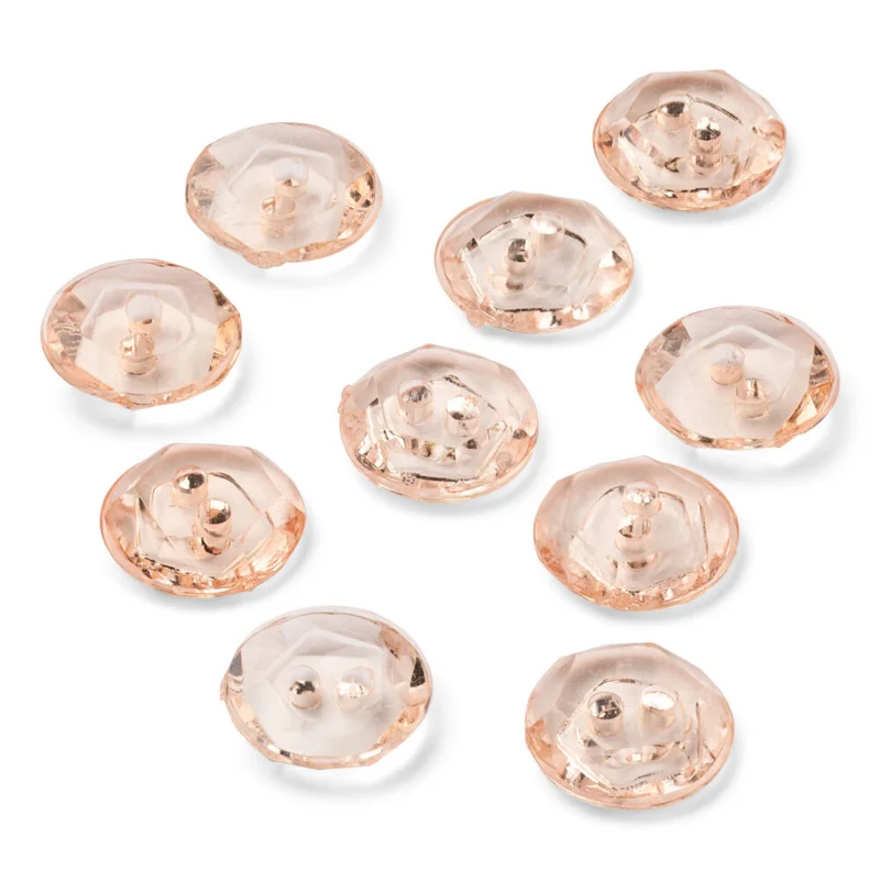 LindeHobby Krystalknapper, Karamel, 12 mm, 10 stk