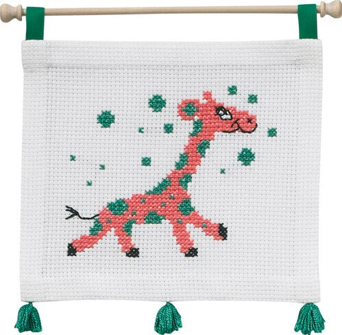 Broderikit MFK Giraf 22 x 19 cm