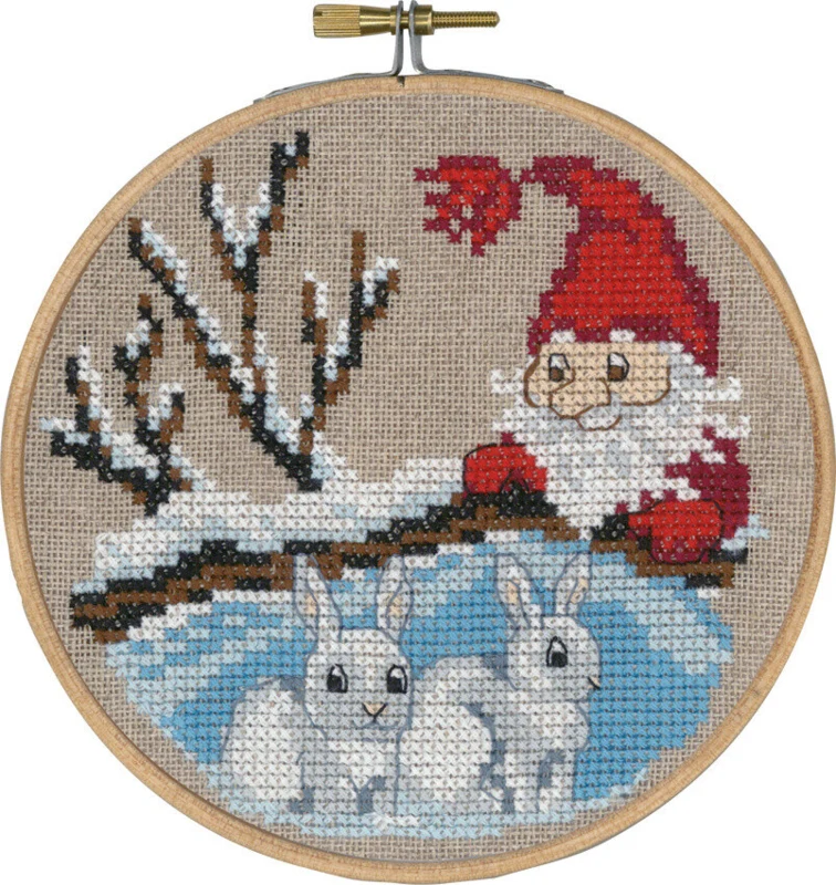 Broderikit Kaniner & Nisse m/5810/13 13 Ø