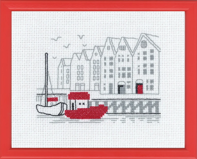 Broderikit Bergen R5651/30 18 x 14 cm