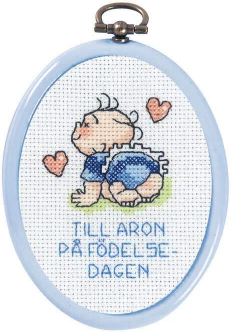Broderikit Aron 2 m/R5961/03 7 x 9 cm