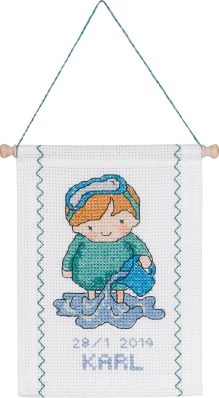 Broderikit Vandmand B5129/18 18 x 25 cm