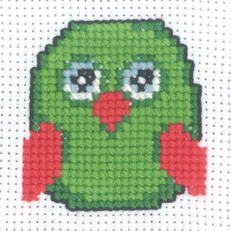 Broderikit Ugle 8 x 8 cm