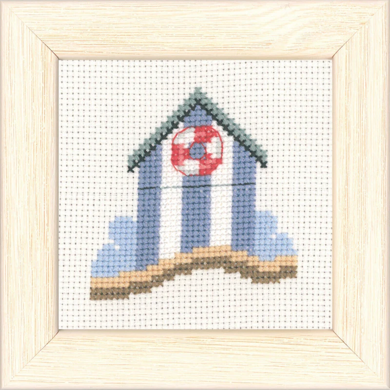 Broderikit Badehus 9x9 cm R5376