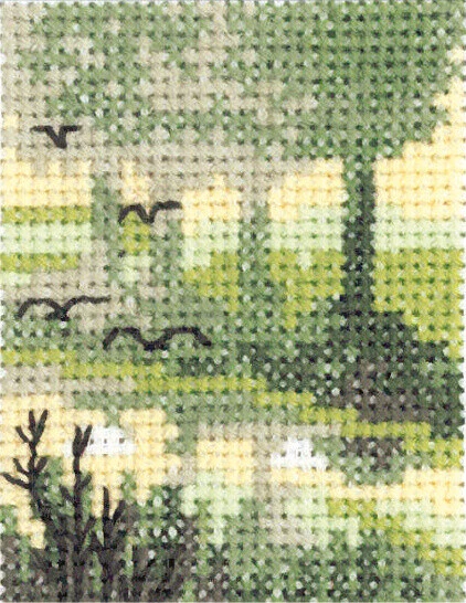 Broderikit Fugle 5 x 6,5 cm