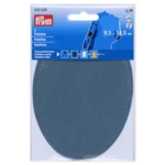 Prym Albuelapper Imiteret Ruskind, 9.5x14.5 cm Jeansblå