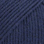 DROPS COTTON Merino 08 Marineblå