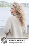 262-24 Frosted Oats Sweater by DROPS Design