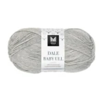 Dale Baby Ull 0004 Lys grå meleret