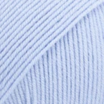 DROPS BABY Merino 24 Lys Himmelblå (Uni Colour) - lavendel skær