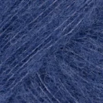 DROPS Brushed Alpaca Silk 39 Marineblå (Uni Colour)