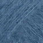 DROPS Brushed Alpaca Silk 25 Stålblå (Uni Colour)
