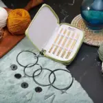 KnitPro Bamboo Udskiftelige Rundpindesæt Begynder
