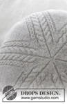 Sand Tracks Pillow by DROPS Design