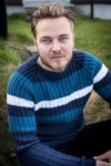 Herresweater i rib - NY!