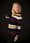 Ribstrikket stribet sweater i Mayflower 1 Class
