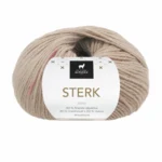 Du Store Alpakka STERK 924 Sand/rosa print