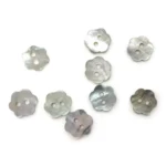 HobbyArts Perlemorsknapper Blomst 15 mm, 10 stk