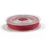 Læderlook snor rund 1mm x 5m 88 Fuchsia