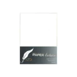 Paper Exclusive Dobbelt Kort A6, 240 g, Tekstureret, 10 stk Creme