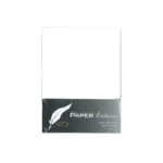 Paper Exclusive Dobbelt Kort A6, 240 g, Tekstureret, 10 stk Hvid