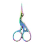 Saks Stork Regnbue, 9 cm