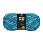 Mayflower Sock Yarn Universe Mars 05 Koboltblå/Hvid/Pink/Grøn/Petroleumsblå