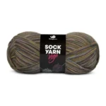 Mayflower Sock Yarn Universe Vega 03 Army/Oliven/Mørkegrå/Lysegrå