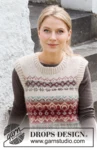 217-2 Mistletoe Muse Vest by DROPS Design
