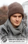 219-17 Moorland Hat by DROPS Design