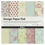 Designpapir i blok Basic Lilla