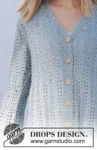 210-8 Mermaid Magic Jacket by DROPS Design