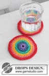 0-1486 Rainbow Coaster by DROPS Design