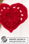 0-1447 Hanging Heart by DROPS Design