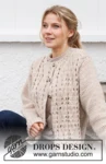 218-31 Enchanted Underwood Jacket by DROPS Design