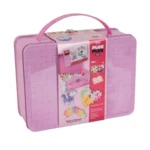 Plus-Plus STOR i Metal Kuffert, Pastel Mix, 70 Stk.