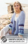 221-23 Blue Sunrise Jacket by DROPS Design