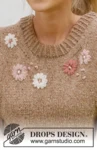 222-43 Flower Harmony Vest by DROPS Design