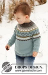41-8 Edge of the Woods Jumper by DROPS Design
