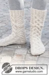 227-66 Cable City Socks by DROPS Design