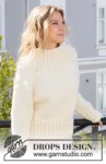 227-25 Snow Song Sweater by DROPS Design