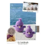 Go Handmade Hæklekit Baby Fugle og rangle
