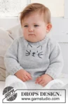 42-2 Meow Meow Sweater by DROPS Design