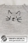 42-2 Meow Meow Sweater by DROPS Design