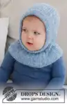 42-20 Chilly Day Balaclava by DROPS Design