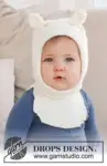 42-21 Sweet Teddy Balaclava by DROPS Design