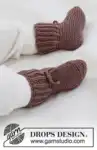 42-13 Chocolate Toes by DROPS Design