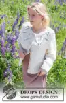 232-7 Leaf Ring Cardigan by DROPS Design